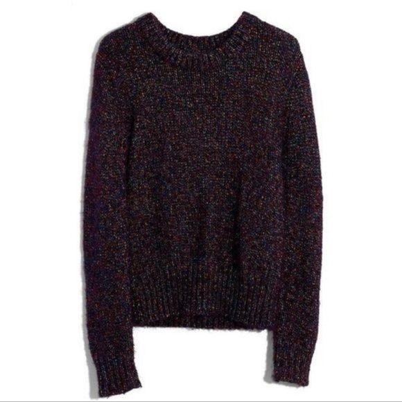 Madewell Shimmer Pullover Chunky Knit Sweater NWT - Picture 7 of 13